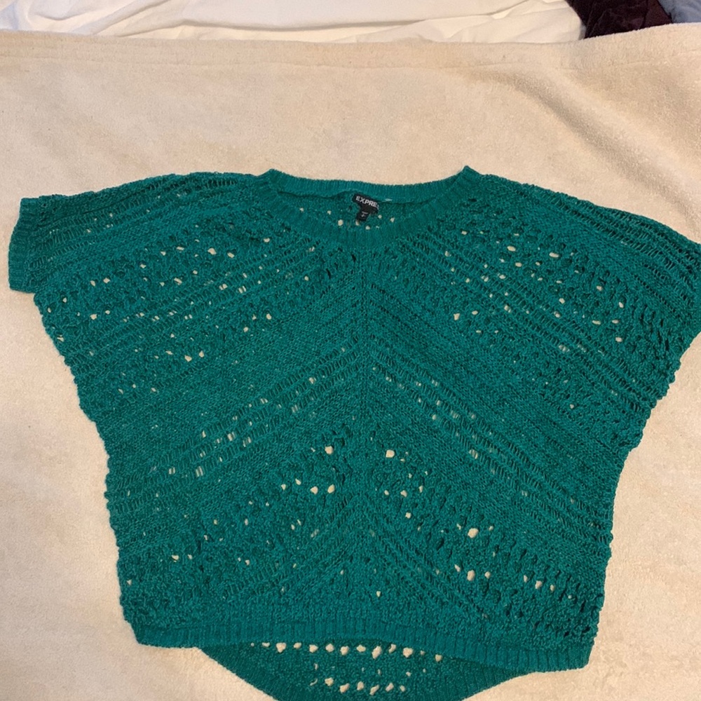 Express open- knit boho festival sweater sz small